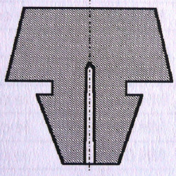 Butée de capot noire