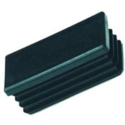 Embouts rectangulaires plastiques noirs