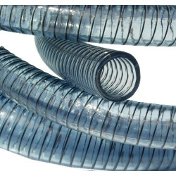 Tuyau vidange PVC à spire acier