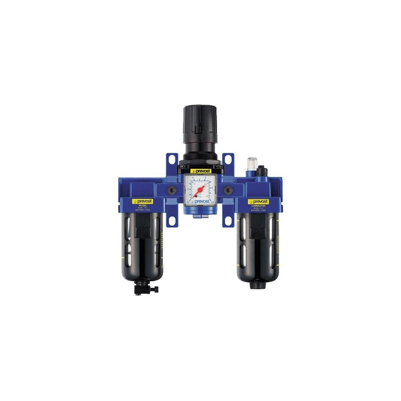 Filtre régulateur lubrificateur 3 blocs G 3/8