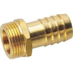 Raccord mâle fixe laiton pour tuyau