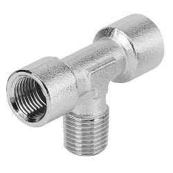 Té égal femelle / mâle conique centre A12