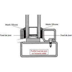 Fond de joint pour vitrage FDJ