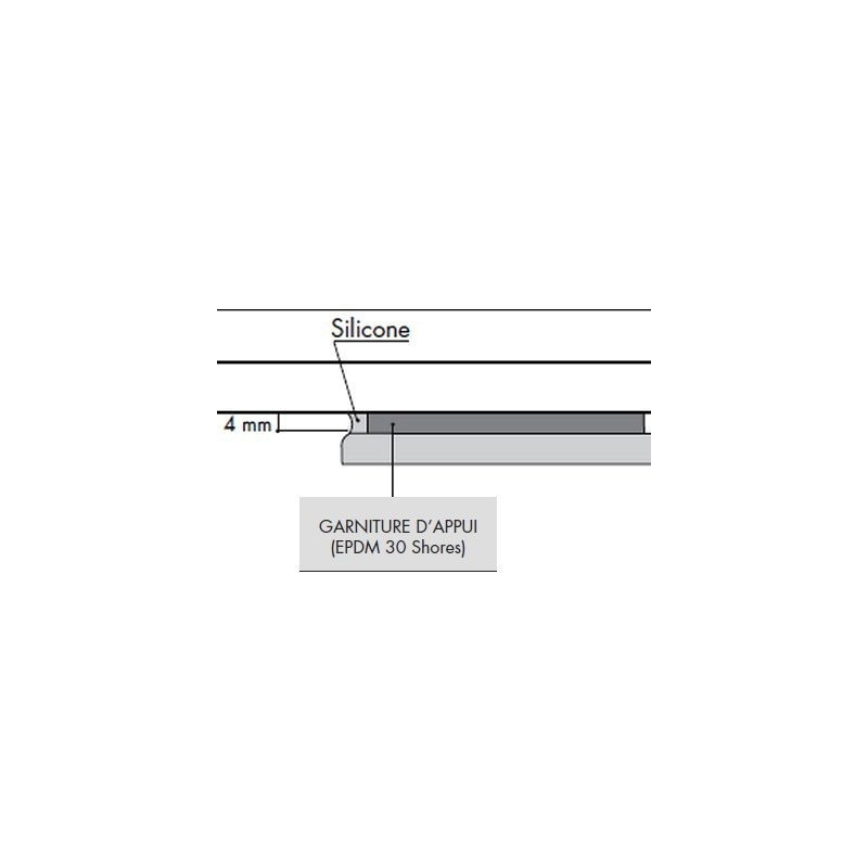 Bande de garniture d' appui