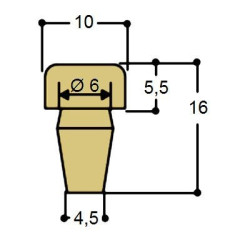 Butée à bourrer 5,5