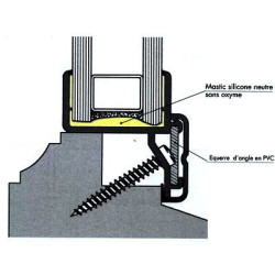 Profilé pour doubles-vitrages 24 mm