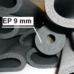 Manchons de mousse isolante épaisseur 9 mm