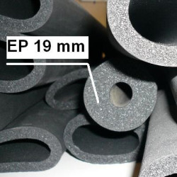 Manchons de mousse isolante épaisseur 19 mm