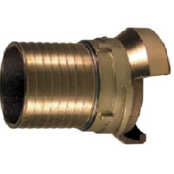 Raccord 1/2 sym. douille annelée avec verrou, bronze