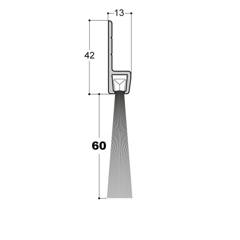 Plinthe-brosse verticale A3