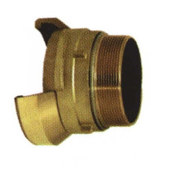 Embout 1/2 sym. filetée mâle avec verrou bronze