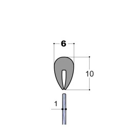 Bord de Tôle petit enfourchement