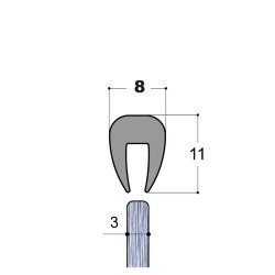 Bord de Tôle petit enfourchement