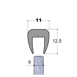 Bord de Tôle petit enfourchement