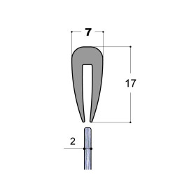 Bord de Tôle grand enfourchement