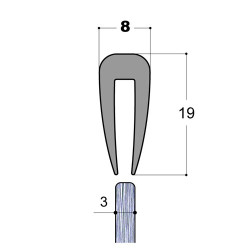Bord de Tôle grand enfourchement