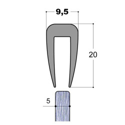 Bord de Tôle grand enfourchement