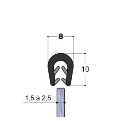 Bord de Tôle bi-dureté