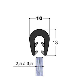 Bord de Tôle bi-dureté