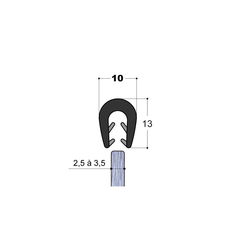 Bord de Tôle bi-dureté