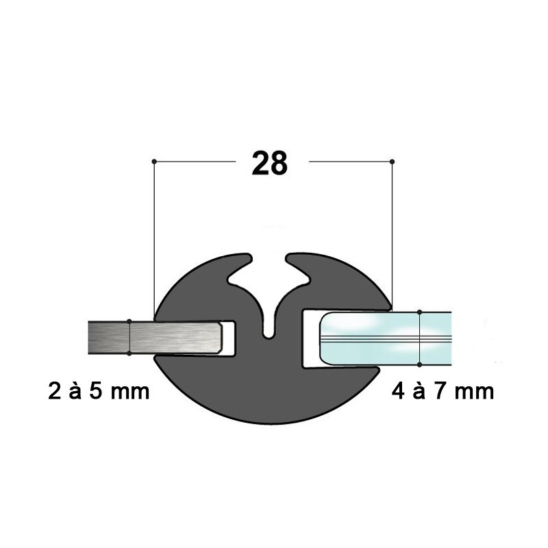 Profil à clef N°1 A