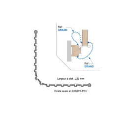 Grand joint anti-pince-doigts