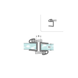 Brosse désaxée 6 mm