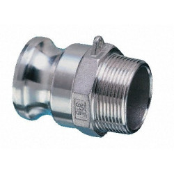 Adaptateur mâle aluminium à cames