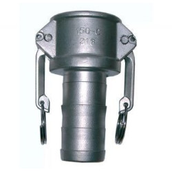 Coupleur à douille annelée inox