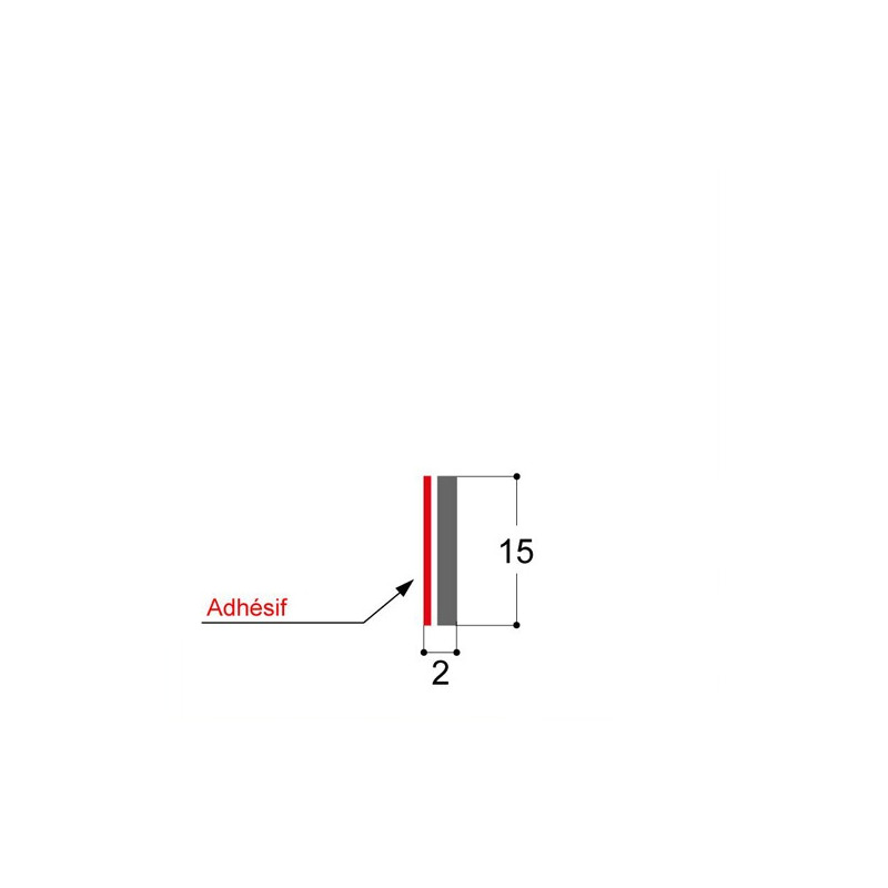 Bande souple adhésive sans pression CF