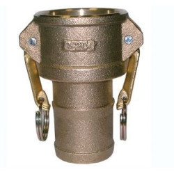 Coupleur à douille annelée bronze