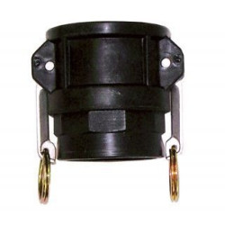 Coupleur femelle polypropylène à cames