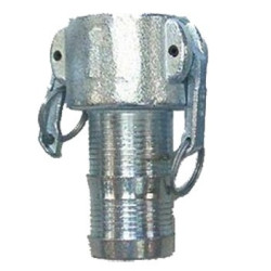 Coupleur femelle cannelé fonte zinguée