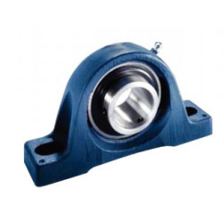 Palier à semelle avec corps en fonte M7-SY FM, roulement à billes auto-aligneur à bague de blocage excentrique, bague extérieure
