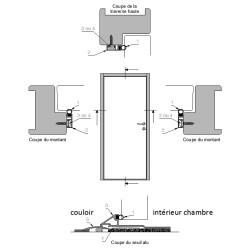 Joint TN08SFV pour étanchéité porte intérieure