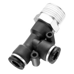 Té mâle autobloquant latéral conique