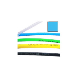Tube polyuréthane calibré bleu, bobine de 25 m
