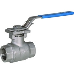 Robinet taraudé BSP à boisseau sphérique ISO inox femelle 7752