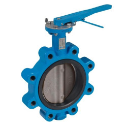 Vanne papillon à poignée PN16 NBR 6831 taraudée