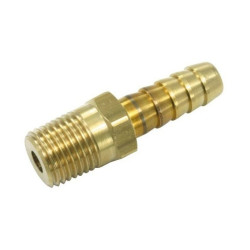 Jonction pneumatique filetage conique mâle laiton