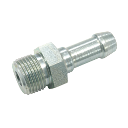 Jonction filetage cylindrique mâle acier traité une gorge