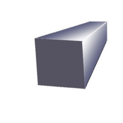 Corde profil carré néoprène noir