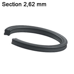 Joints quadrilobes nitrile NBR section 2,62 mm