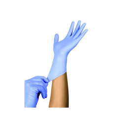 100 gants en NITRILE non poudré usage unique