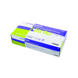 100 gants en NITRILE non poudré usage unique