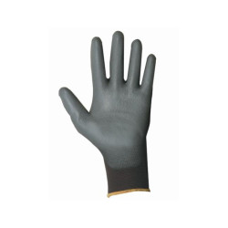 Paire gants en TRICOT POLYAMIDE enduction PU