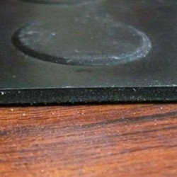 Tapis pastilles noir épaisseur 3 mm