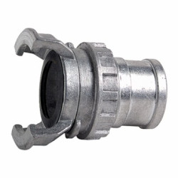 Raccord 1/2 sym. douille annelée réduite avec verrou, aluminium