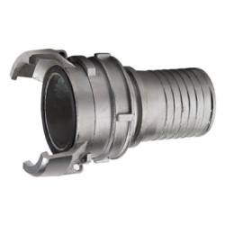 Raccord 1/2 sym. douille annelée avec verrou, inox