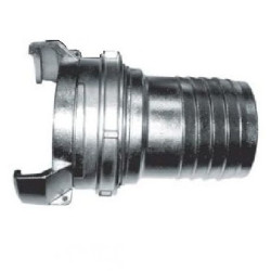 Raccord 1/2 sym. douille annelée réduite avec verrou, inox